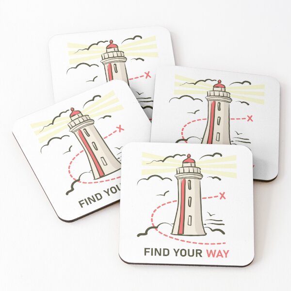 Item preview, Find Your Way Lighthouse Hand Drawn Ink Art designed and sold by Deepness2023.