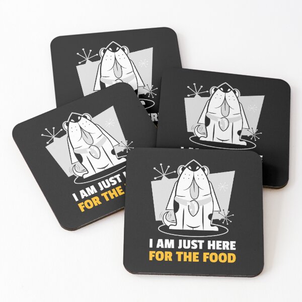 Item preview, I Am Just Here For The Food, Dog designed and sold by HoppingCreation.