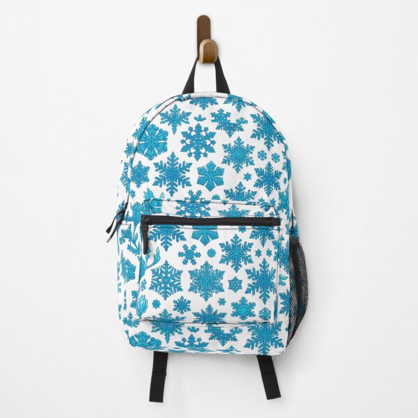 Item preview, Elegant Blue Snowflake Pattern - Winter Frost Design designed and sold by edstorebeaches.