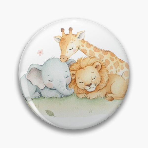 Item preview, Cute Sleeping Safari Animals designed and sold by MKDSN.