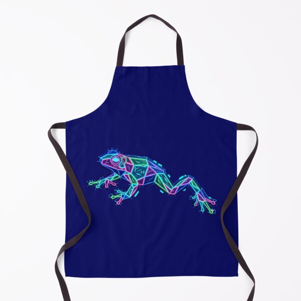 Item preview, Futuristic Cyberpunk Frog – Geometric Neon Sticker for Gamer Style Fans designed and sold by bsbd-action.
