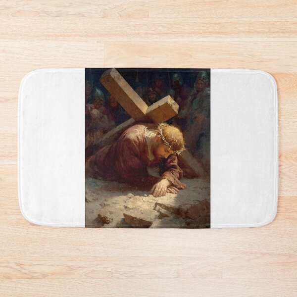 Item preview, 7th Station of the Cross - Jesus Falls the Second Time designed and sold by Oldetimemercan.