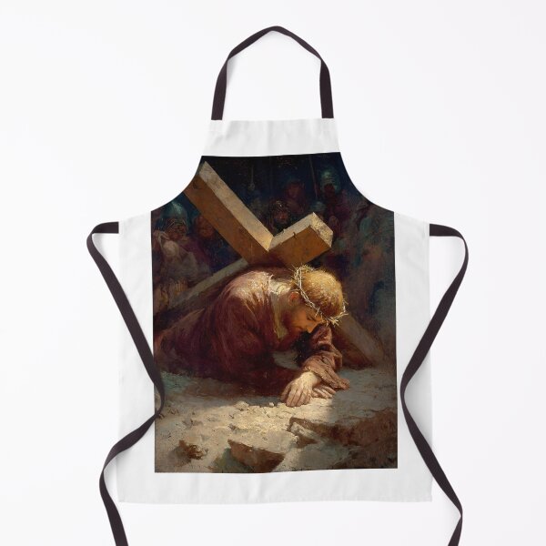 Item preview, 7th Station of the Cross - Jesus Falls the Second Time designed and sold by Oldetimemercan.
