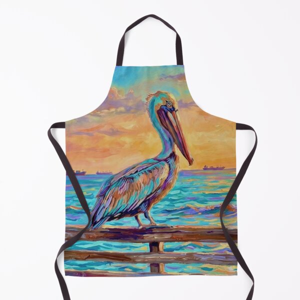 Item preview, Pelican On A Pier Railing Gulf Coast designed and sold by ALstarV.