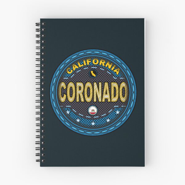 Item preview, Coronado Beach California stitching effect blue designed and sold by studioss76.