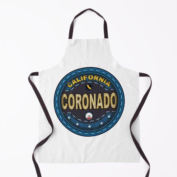 Item preview, Coronado Beach California stitching effect blue designed and sold by studioss76.