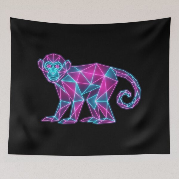 Item preview, Retro Neon Jumpsuit – Bright Polygon Design for 80s Fans designed and sold by bsbd-action.
