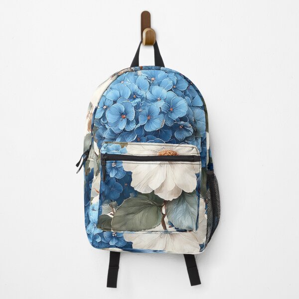 Item preview, Summer Cobalt & Gold: Timeless Blue Floral Pattern designed and sold by Nine Lives Studio.