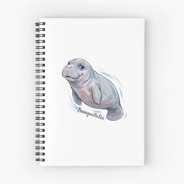 Item preview, Tranquillatee Watercolor Manatee Art designed and sold by Tranquillatee.