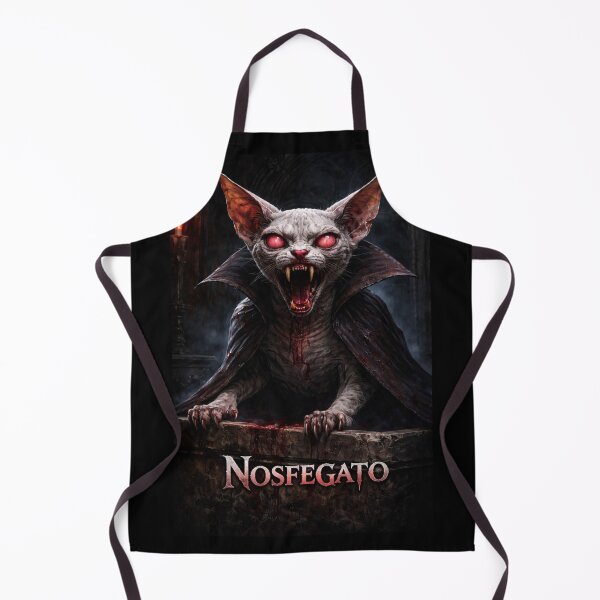 Item preview, Nosfegato Vampire Cat Dark Horror Gothic Art designed and sold by VibeFactoryOfc.