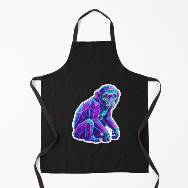 Item preview, Intelligent Cyborg Monkey – High-Tech Illustration for AI Enthusiasts designed and sold by bsbd-action.