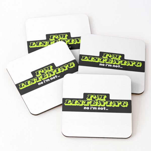 Item preview, I'm Listening (No I'm Not) - Passive Agressive Humor designed and sold by YesSpark.