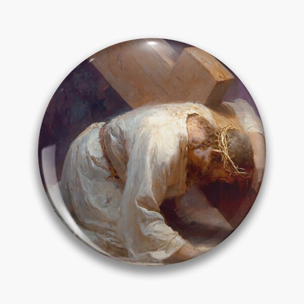 Item preview, 9th Station of the Cross -Jesus Falls the Third Time designed and sold by Oldetimemercan.