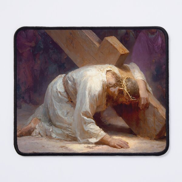 Item preview, 9th Station of the Cross -Jesus Falls the Third Time designed and sold by Oldetimemercan.