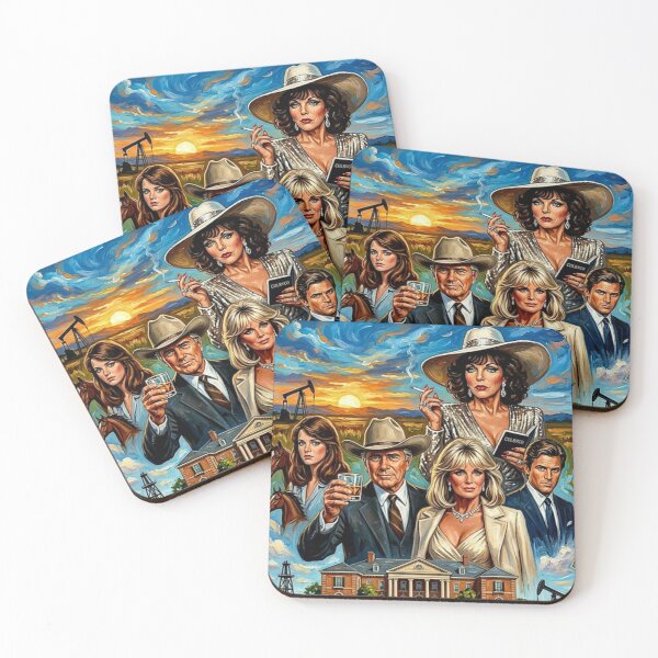 Item preview, Oil & Elegance: Stylized 80s Soap Opera Fine Art designed and sold by Art's Diner.