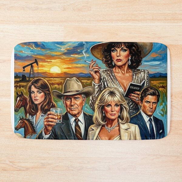 Item preview, Oil & Elegance: Stylized 80s Soap Opera Fine Art designed and sold by Art's Diner.