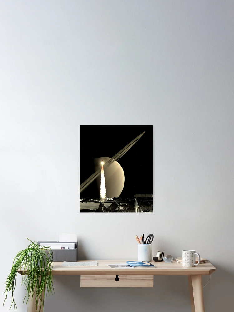 Thumbnail 2 of 3, Poster, Rocket launch space designed and sold by Waste Brain.