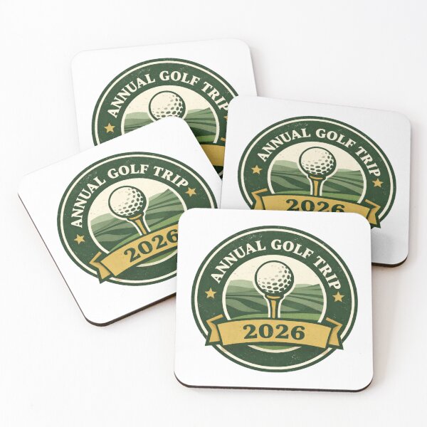 Item preview, Annual Golf Trip 2026 Vintage Badge designed and sold by EastEndTownie.
