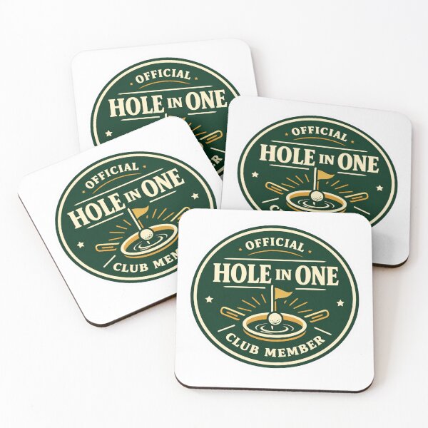 Item preview, Official Hole In One Club Member Vintage Golf Badge designed and sold by EastEndTownie.