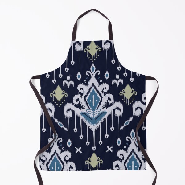 Item preview, Vintage blue abstract ethnic ikat pattern. designed and sold by NarongStocker37.