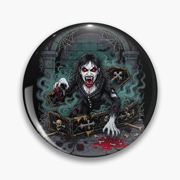 Item preview, Lunging Vampire Emerging From Coffin Horror designed and sold by Chaotic Cuties.