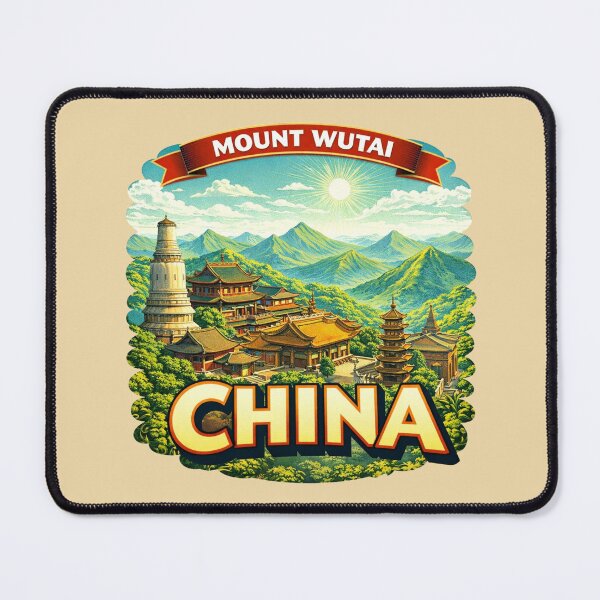 Item preview, Mount Wutai, China - UNESCO World Heritage designed and sold by Myra365Art.