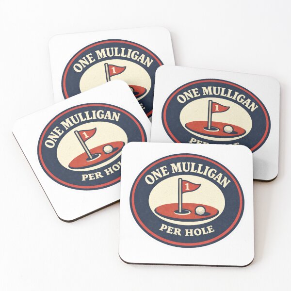Item preview, One Mulligan Per Hole Vintage Golf Badge designed and sold by EastEndTownie.