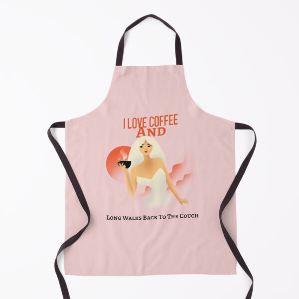 Item preview, I love coffee and long walks back to the couch, Coffee Lovers designed and sold by HoppingCreation.