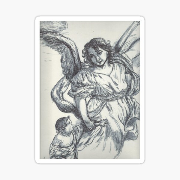 Guardian angel Sticker