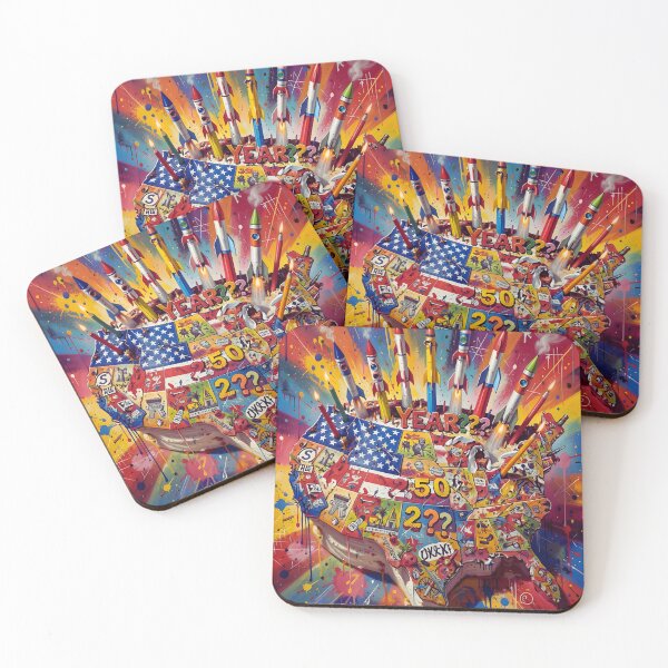 Item preview, Colorful USA Map designed and sold by ChloeDesigns401.