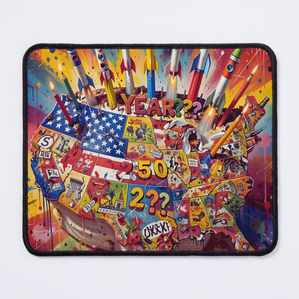 Item preview, Colorful USA Map designed and sold by ChloeDesigns401.