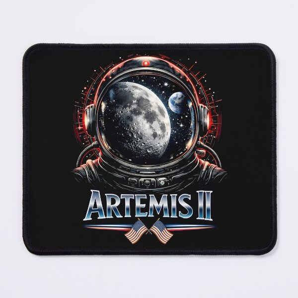Item preview, Artemis II 2026 Mission Earth and Moon  designed and sold by Dibble Dabble Designs.