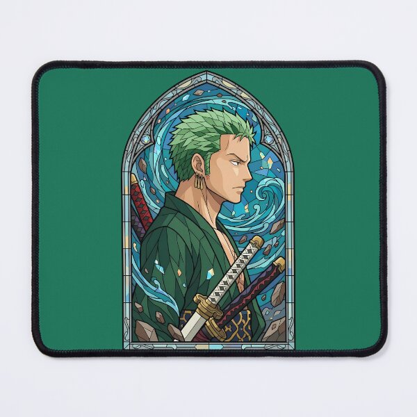 Item preview, Roronoa Zoro One Piece Ocean Blade Stained Glass designed and sold by mildaclairmo.