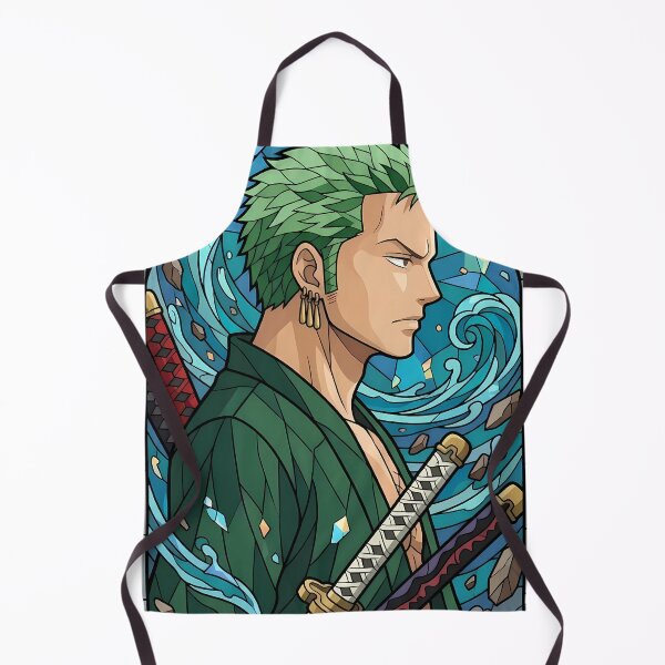 Item preview, Roronoa Zoro One Piece Ocean Blade Stained Glass designed and sold by mildaclairmo.