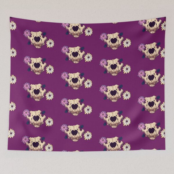 Item preview, Daisy Skull (deep magenta) designed and sold by Salty Lane’s Road.