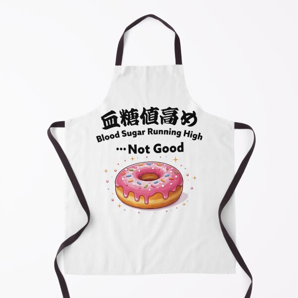 Item preview, High Blood Sugar… Not Good – Funny Donut Humor Typography_WH designed and sold by AckeeWolf.