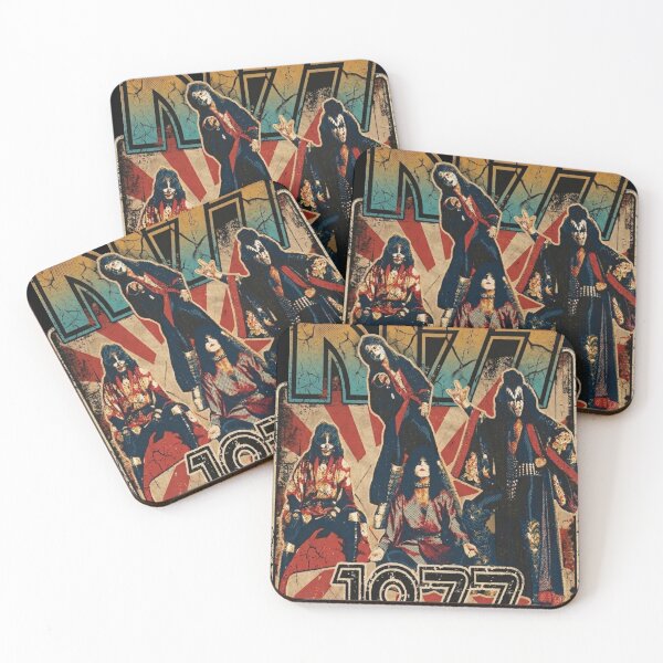 Item preview, KISS 1977 Japan Tour Retro Graphic - The Demon Starchild Spaceman Catman designed and sold by kanjxtan.