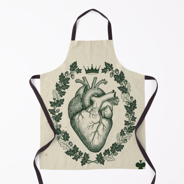 Item preview, Vintage Anatomical Heart King of Clubs designed and sold by HeyHas.