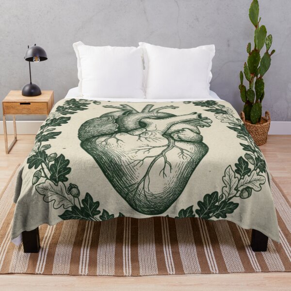 Item preview, Vintage Anatomical Heart King of Clubs designed and sold by HeyHas.