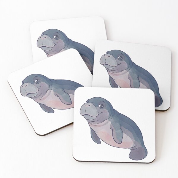 Item preview, Tranquillatee Watercolor Manatee Art designed and sold by Tranquillatee.