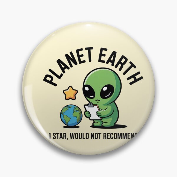 Item preview, Planet Earth One Star Review Funny Gen Z Nihilism Gift designed and sold by Mr-wow.