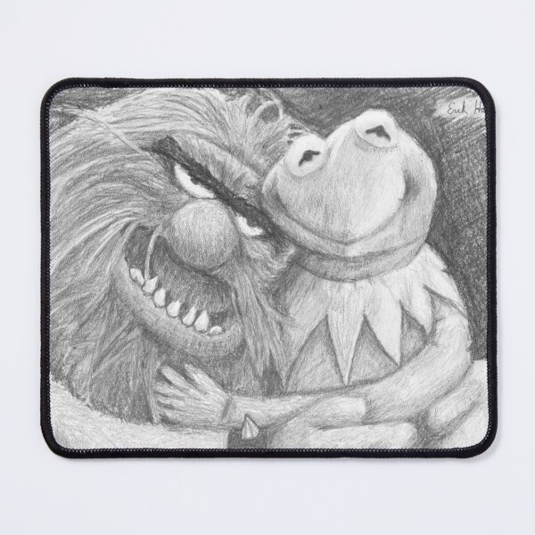 Item preview, Unlikely Besties graphite drawing designed and sold by erikhansonart.