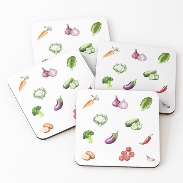 Item preview, Verduras de verano en acuarela designed and sold by silviaol.