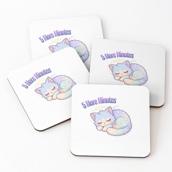 Item preview, ute Sleeping Cat on Cloud – 5 More Minutes Kawaii Design designed and sold by Ace01st.