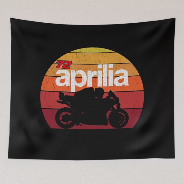 Item preview, 72 Vintage Sunset Racing Silhouette | Italian MotoGP Inspired Retro Design designed and sold by Fan Art Station .