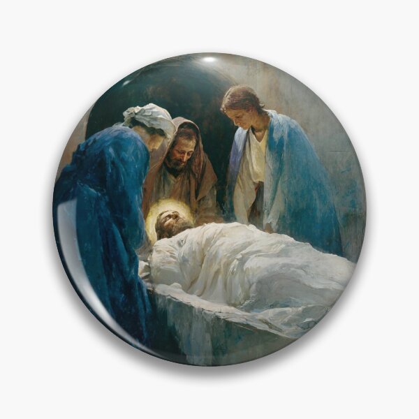 Item preview, 14th Station of the Cross - Jesus Is Laid in the Tomb designed and sold by Oldetimemercan.