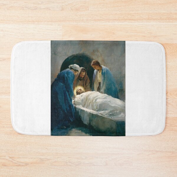 Item preview, 14th Station of the Cross - Jesus Is Laid in the Tomb designed and sold by Oldetimemercan.
