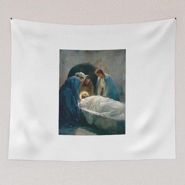 Item preview, 14th Station of the Cross - Jesus Is Laid in the Tomb designed and sold by Oldetimemercan.