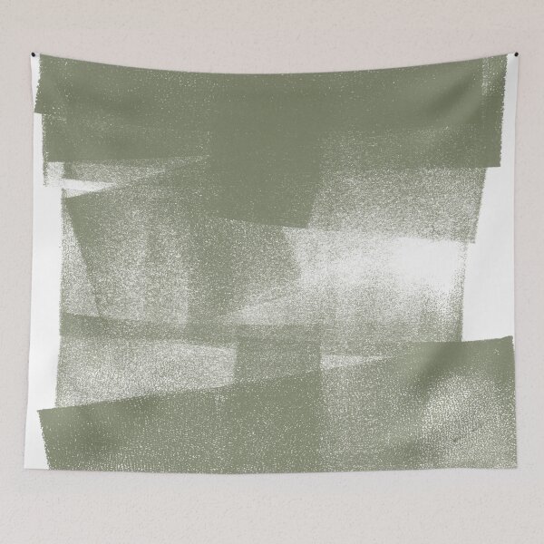 Item preview, Swatch Sample Textured Monoprint - Sage designed and sold by Irene Estelle.