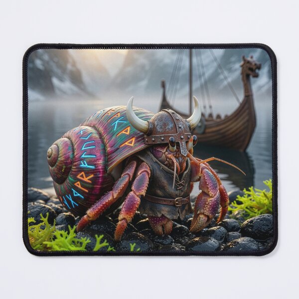 Item preview, Hermit Crab Viking Is Scourge Unto Land designed and sold by Tridentulus.